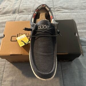 New, never worn with tags Hey Dude Men’s  Wally Stretch shoes, size 13